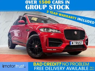 Used Jaguar F-Pace R-Sport 180 HP (132 kW) 2019 Red SUV