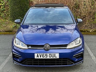 Used VW Golf VII R 2019 Blue Hatchback