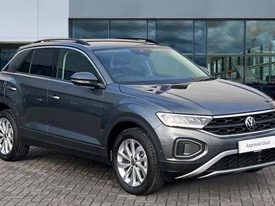 Indium grey metallic Used 2025 VW T-Roc Match SUV | £22,338 (Fair price)