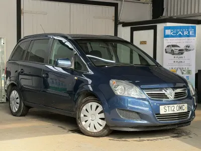 Used Vauxhall Zafira 115 HP (84 kW) 2012 Blue MPV