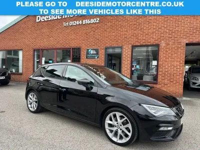 Used Seat Leon FR 184 HP (135 kW) 2018 Black Hatchback