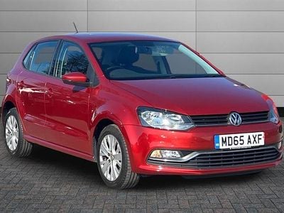 Used VW Polo SE 90 HP (66 kW) 2016 Red Hatchback
