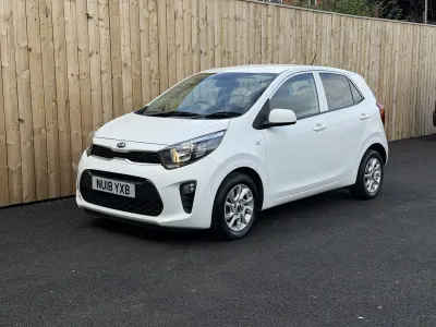 Used Kia Picanto 67 HP (49 kW) 2018 White Hatchback