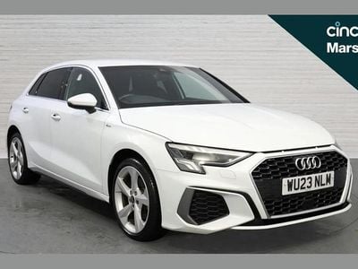 White Used 2023 Audi A3 e-tron S-Line Hatchback | £18,555 (Fair price)