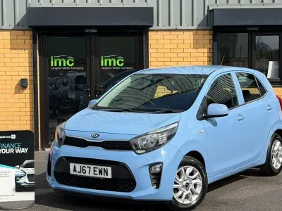 Used Kia Picanto 66 HP (48 kW) 2018 Blue Hatchback