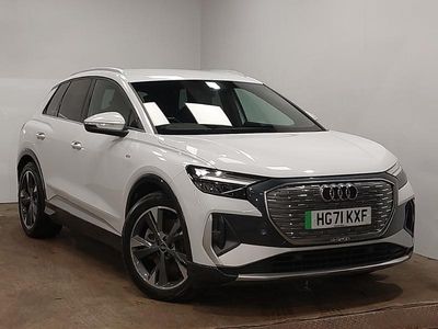 White Used 2022 Audi Q4 e-tron S-Line SUV | £25,498 (Fair price)