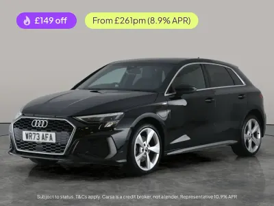 Used Audi A3 Sportback e-tron S-Line 2023 Black Hatchback