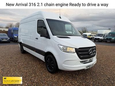 Used Mercedes Sprinter 163 HP (119 kW) 2019 White Van
