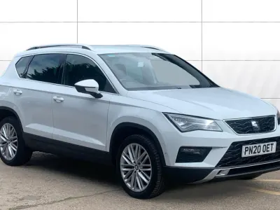 Used Seat Ateca XCELLENCE 150 HP (110 kW) 2020 White SUV