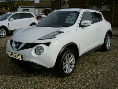 Used Nissan Juke Acenta Premium 110 HP (80 kW) 2015 White SUV