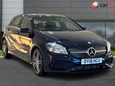 used Mercedes A180 A-Class 1.5D AMG LINE 5d 107 BHP 8-Inch Media Display, Reverse Camera, Cruise Control, Seat Comfort Pack, Heated Mirrors Cavansite Blue, 18-Inch Alloys