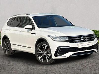 White Used 2025 VW Tiguan Allspace R-line SUV | £35,995 (Expensive)