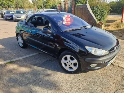 Used Peugeot 206 S 2001 Black Cabriolet