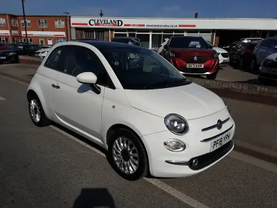 Used Fiat 500 Lounge 69 HP (50 kW) 2018 White Hatchback