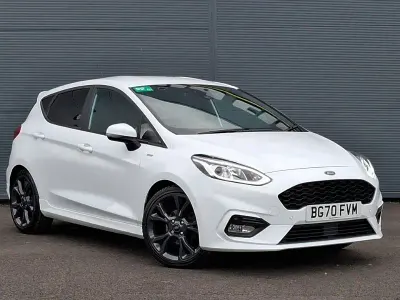 Used Ford Fiesta ST-Line X 125 HP (91 kW) 2021 White Hatchback