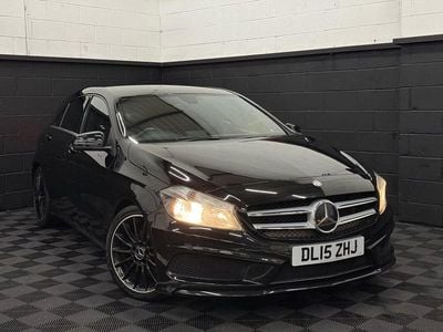 Used Mercedes A200 AMG 136 HP (100 kW) 2015 Black Hatchback