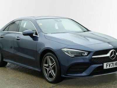 Used Mercedes CLA250e AMG Line Premium Plus 2021 Blue Sedan