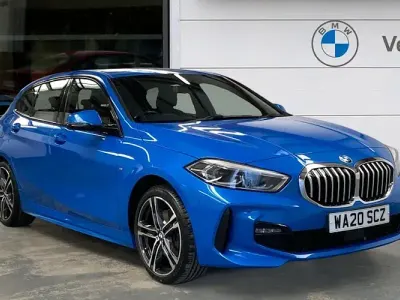 Used BMW 118 M Sport 140 HP (102 kW) 2020 Misano blue Hatchback