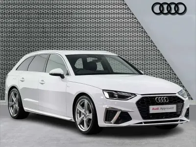 Used Audi A4 S-Line 200 HP (147 kW) 2024 White Estate