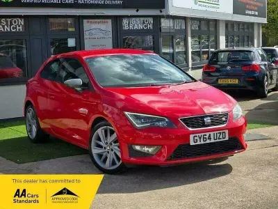 Usado Seat Leon FR 125 HP (91 kW) 2014 Vermelho Citadino