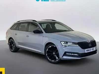 Used Skoda Superb SportlinePlus 190 HP (139 kW) 2019 Grey Estate