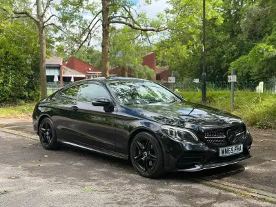 Used Mercedes C200 AMG Line Premium 2020 Black Coupe