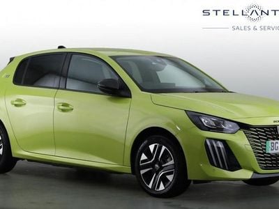 Yellow Used 2024 Peugeot e-208 Allure Hatchback | £15,833 (Fair price)
