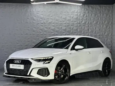 Used Audi A3 S-Line 110 HP (80 kW) 2020 White Sedan