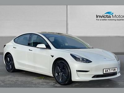 White Used 2021 Tesla Model 3 Long Range AWD Sedan | £20,700 (Fair price)