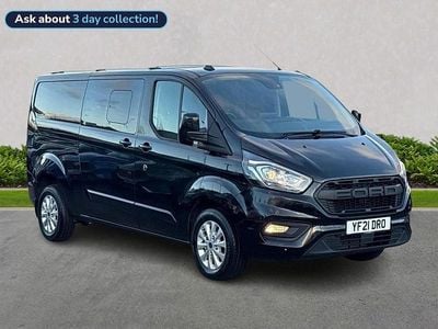 Used Ford Transit Custom Limited 185 HP (136 kW) 2021 Black Van