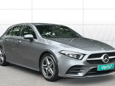 Used Mercedes A200 AMG Line Premium 163 HP (119 kW) 2019 Grey Hatchback