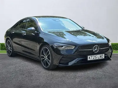 Used Mercedes CLA180 AMG Line Premium 136 HP (100 kW) 2025 Black Coupe