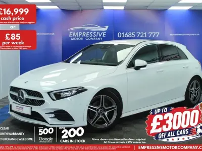 Used Mercedes A200 Executive 150 HP (110 kW) 2019 White Hatchback