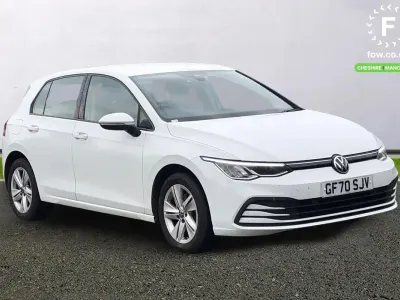Used VW Golf VIII Pro 150 HP (110 kW) 2020 White Hatchback