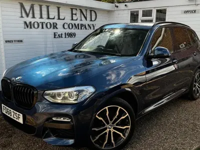 Begagnad BMW X3 M Sport 2019 Blå SUV