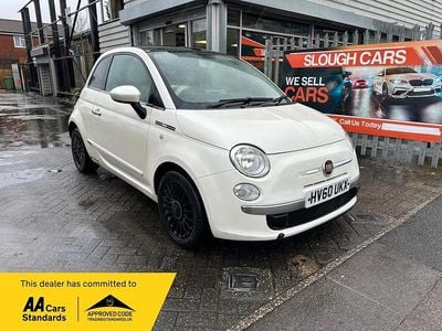 Used Fiat 500 Lounge 69 HP (50 kW) 2010 White Hatchback