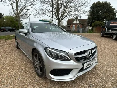 Used Mercedes C220 AMG line 2016 Silver Coupe