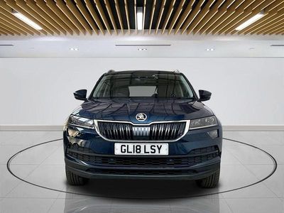 Used Skoda Karoq SE L 150 HP (110 kW) 2018 Blue SUV