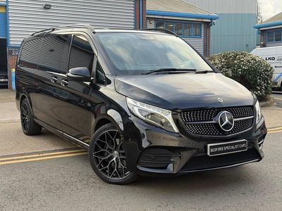 Black Used 2022 Mercedes V300 AMG line MPV | £49,995 (Fair price)