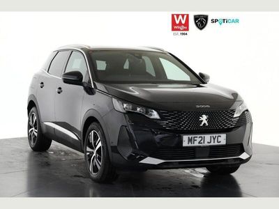 used Peugeot 3008 1.5 BLUEHDI GT EURO 6 (S/S) 5DR DIESEL FROM 2021 FROM EPSOM (KT17 1DH) | SPOTICAR