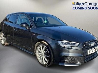 Used Audi A3 Black Edition 150 HP (110 kW) 2018 Grey Sedan