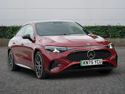 Used Mercedes CLA 250+ AMG line 200 kW (272 HP) 2025 Red Sedan