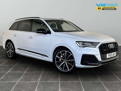 White Used 2021 Audi Q7 Black Edition SUV | £32,795 (Fair price)