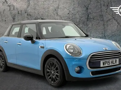 Used Mini Cooper D Hatch 114 HP (83 kW) 2015 Blue Hatchback