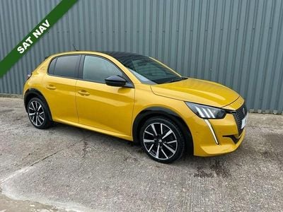 Yellow Used 2022 Peugeot 208 Premium Hatchback | £12,890 (Fair price)