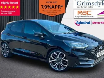 Used Ford Fiesta ST-Line X 125 HP (91 kW) 2021 Black Hatchback
