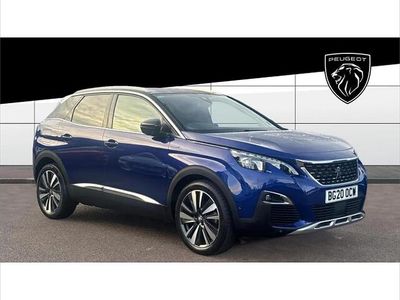 Blue Used 2020 Peugeot 3008 Premium SUV | £15,881 (Fair price)