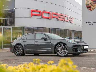 New Porsche Panamera 2026 Grey Hatchback