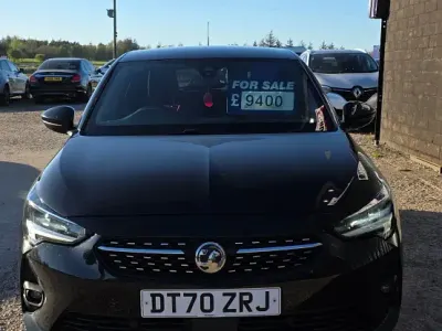 Used Vauxhall Corsa SRi 100 HP (73 kW) 2021 Black Hatchback