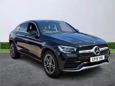 Used Mercedes GLC220 AMG line 2019 Black Coupe